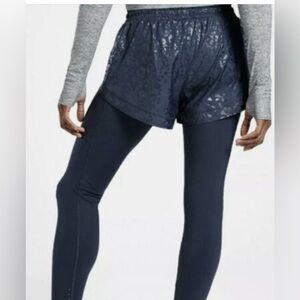 Athleta Black Rainier 2 in 1 Tight Women’s Medium